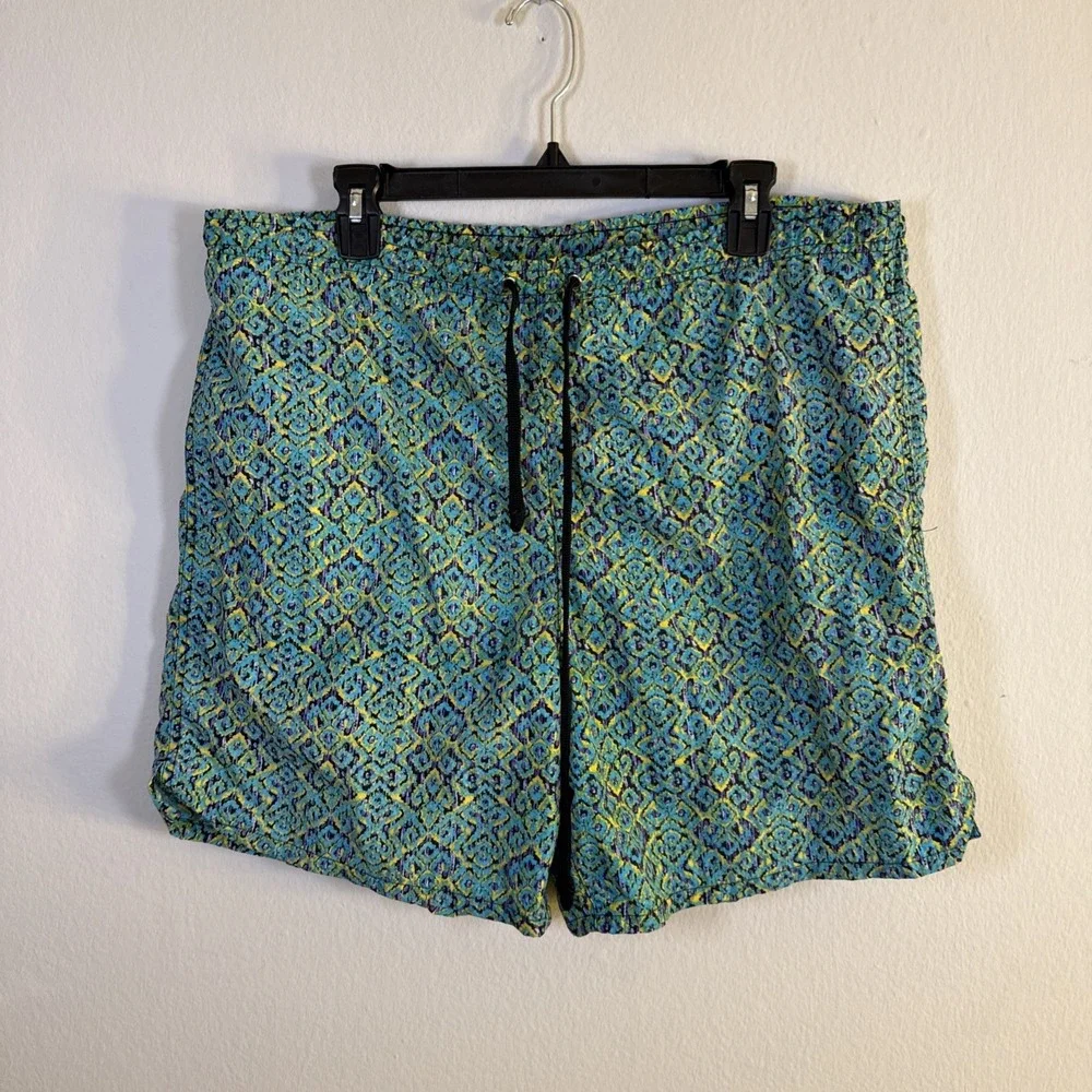 Vintage‎ WINNERS Pattern 90's Sportswear Men's Board Swim Shorts Trunks Size M